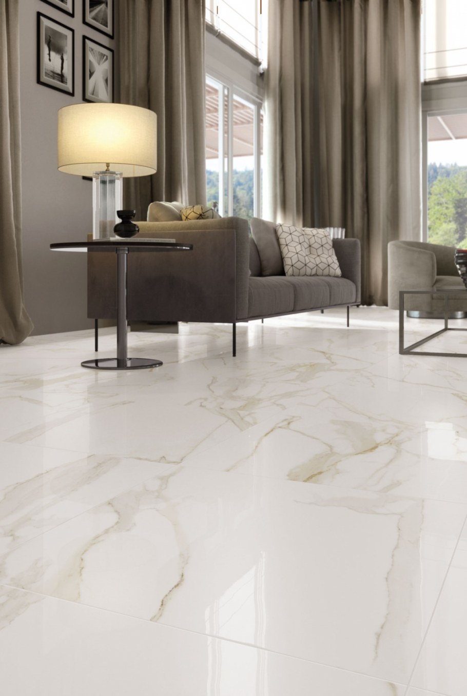Керамогранит Sahara Bianco Polished 60х120 itt Ceramic (Испания)