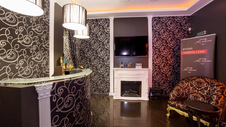 Интерьер обоев для салона красоты