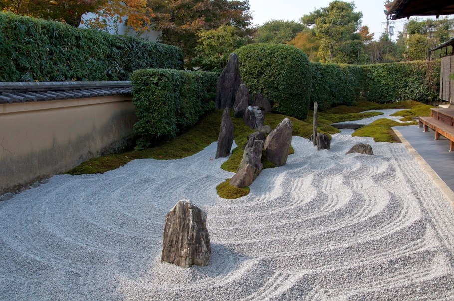 Сад из камней в Японии