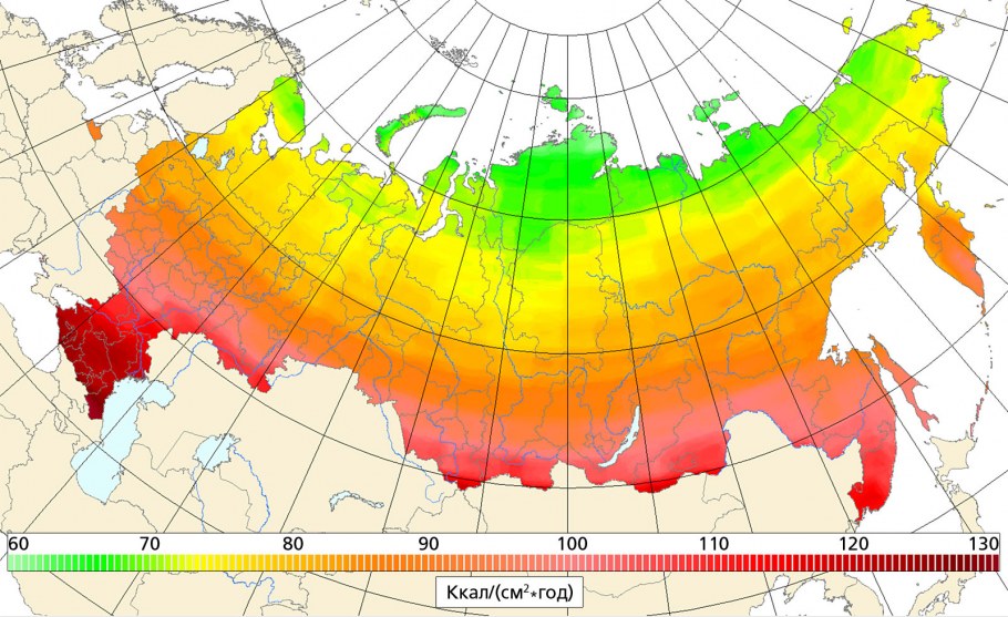 Климатические зоны России