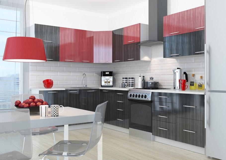 Узкие кухонные гарнитуры