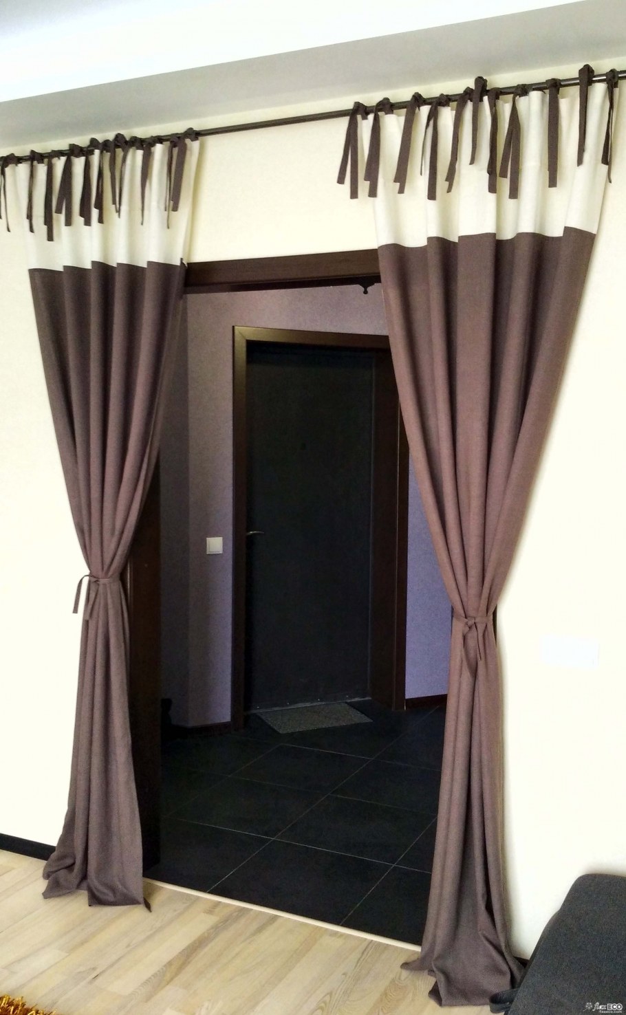 Шторы зелёный DDS