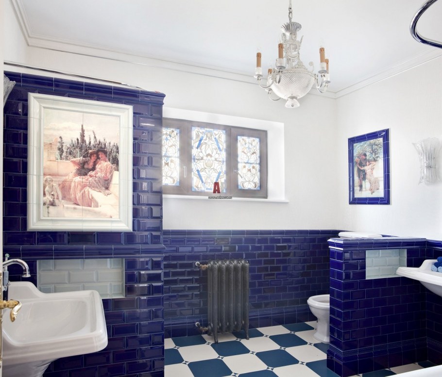 Ванная в современном английском стиле