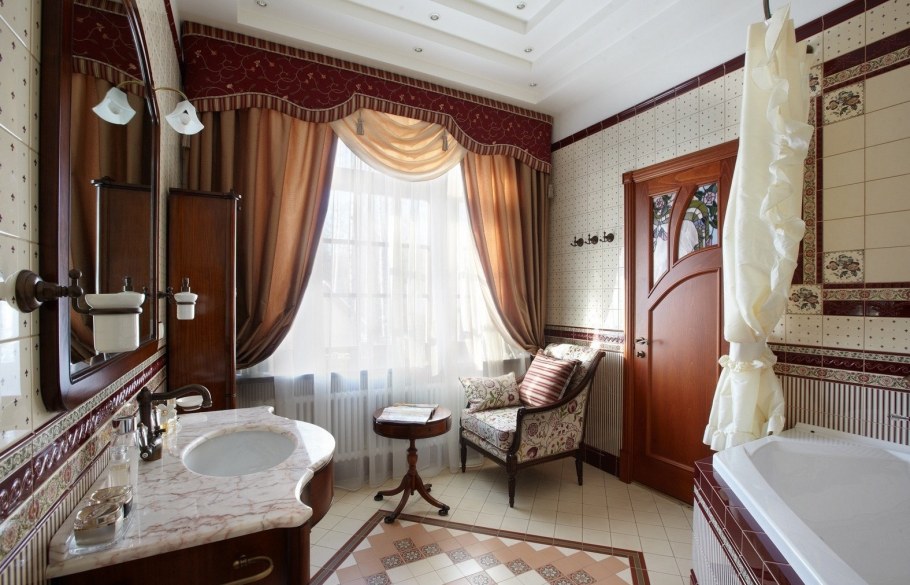 Ванная в английском стиле