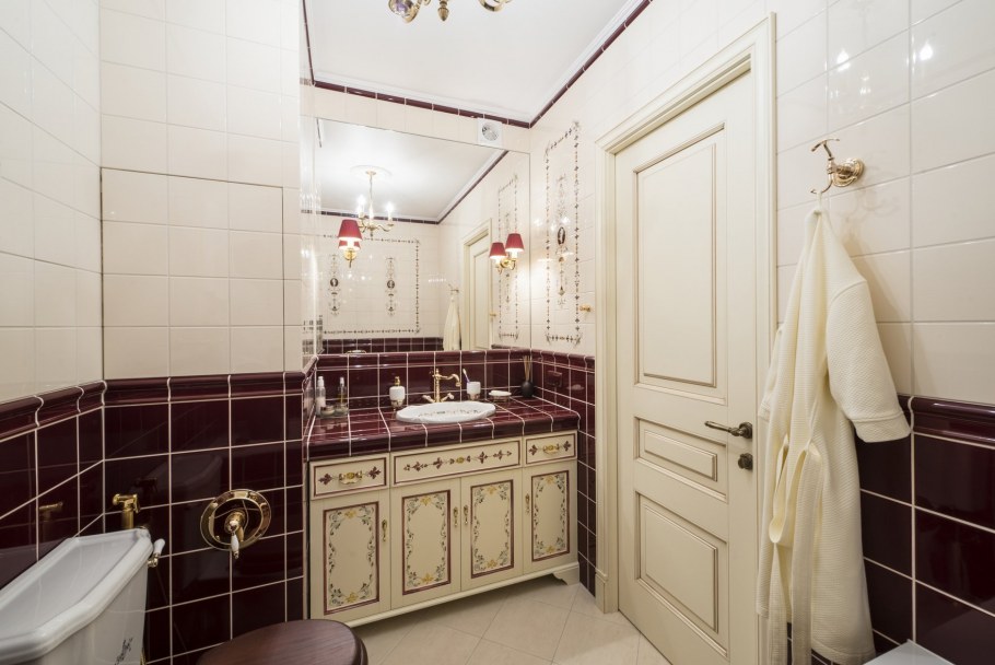 Санузел в английском стиле