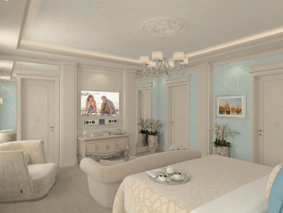 Интерьеры домов и коттеджей в светлых тонах