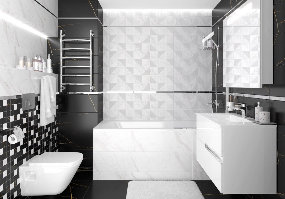 Rock плитка настенная серый 60089 20х60