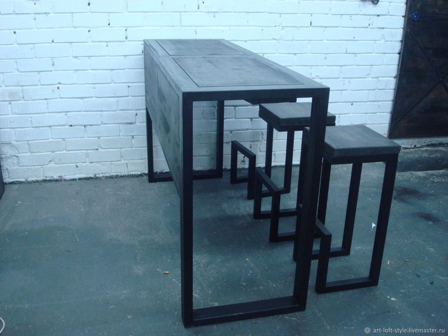 Мебель лофт из трубы 20х40