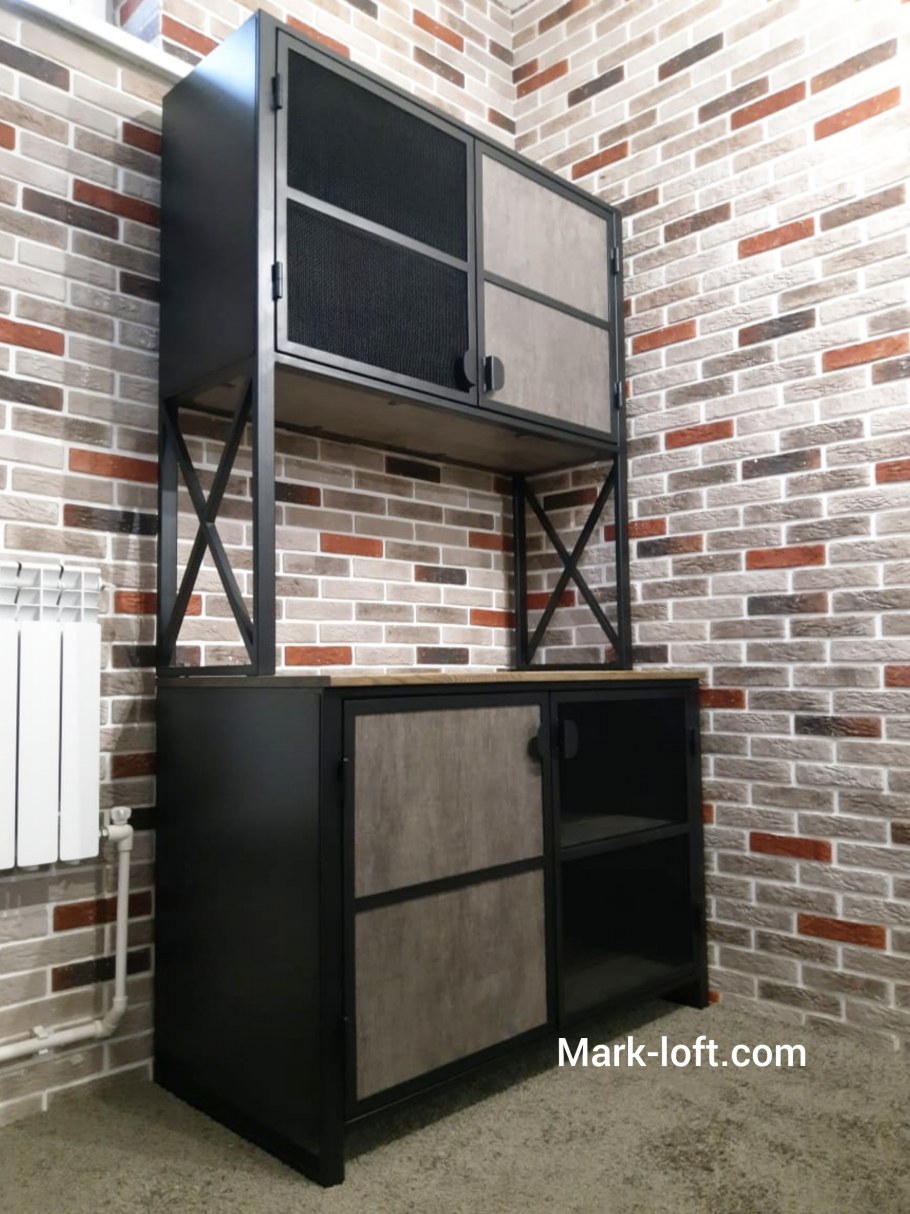 Кухни в стиле лофт из профильной трубы