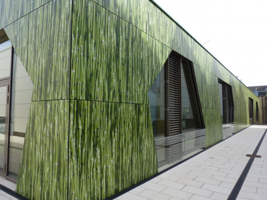 Архитектура фасады с эффектом гофре