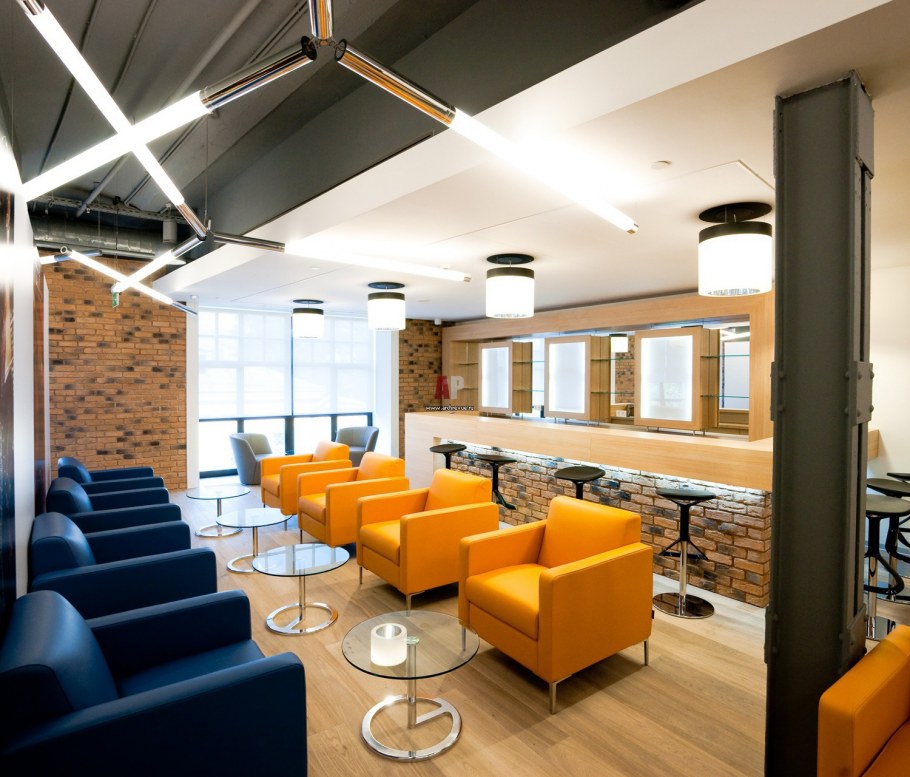 Современные лаунж зоны в офисах