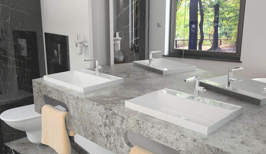 Раковина мрамор Омега