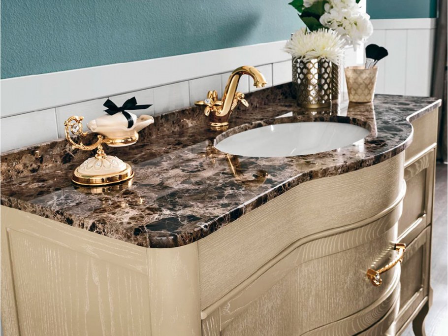 Мрамор Неро Маркина столешница