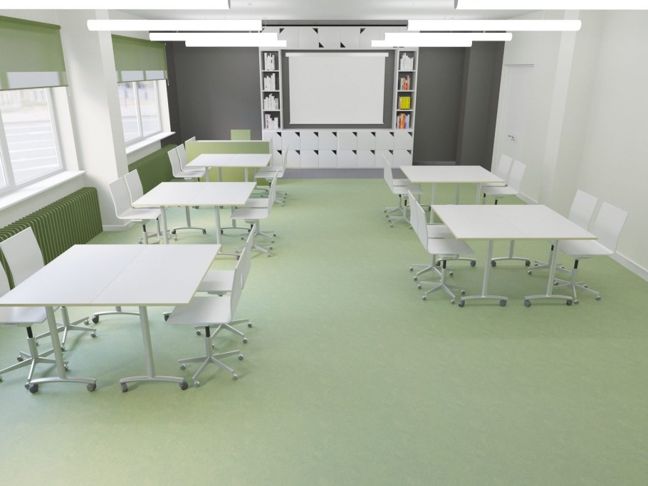 Проектирование интерьера аудиторий образовательных учреждений