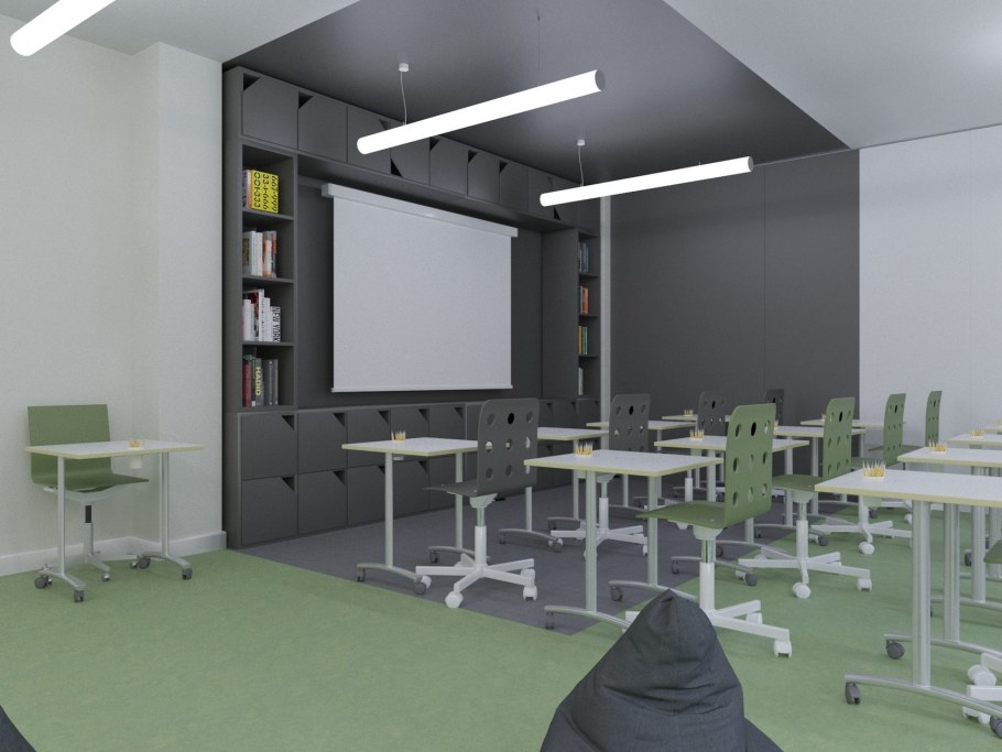 Школьный интерьер