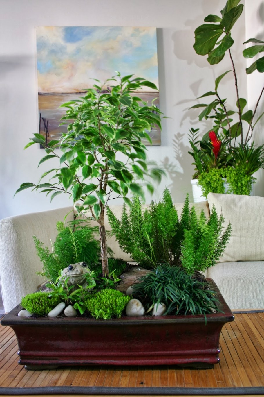 Композиции из домашних цветов