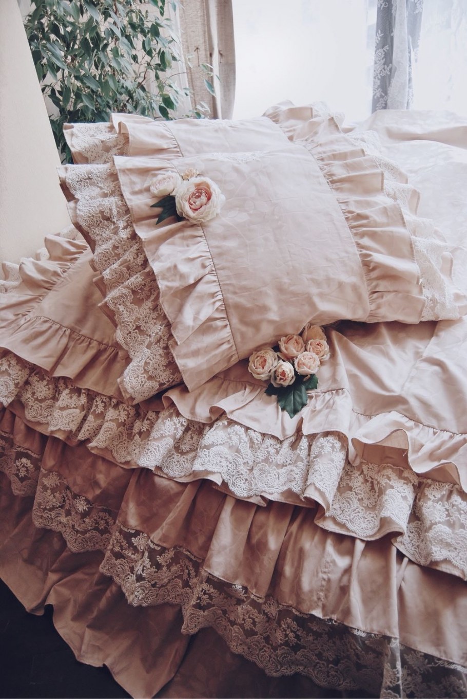 Постельное белье в стиле шебби