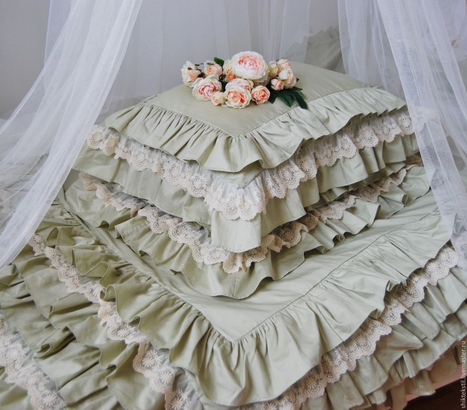 Текстиль в стиле шебби Шик