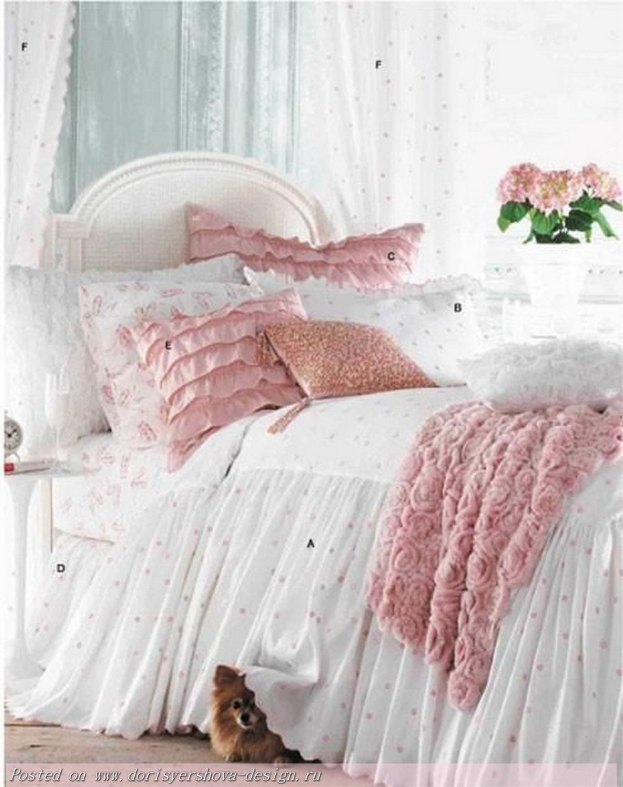 Постельное белье в стиле шебби Шик