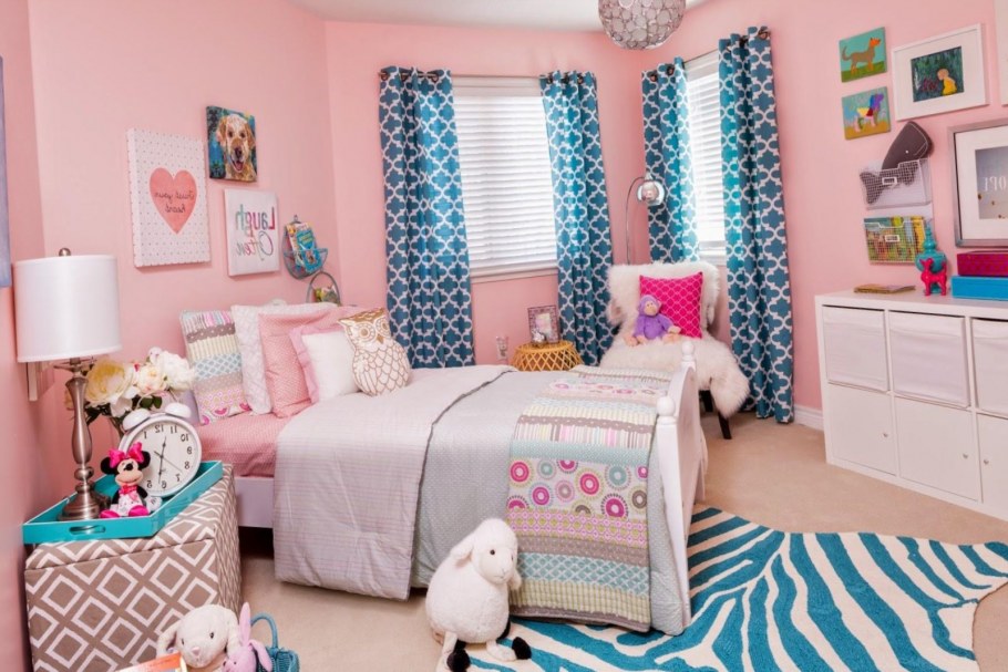 Шторы в комнату подростка девочки