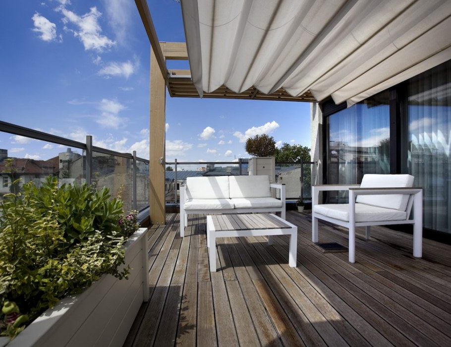 Терраса на крыше