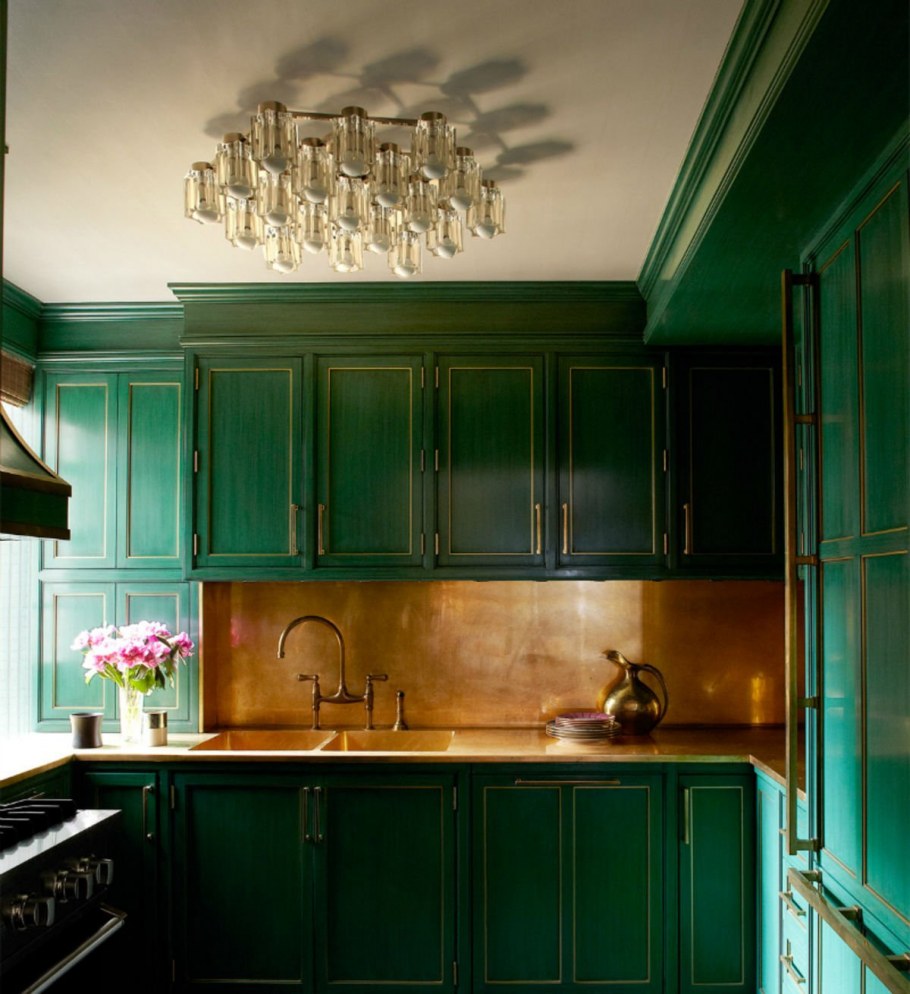 Кухня Неоклассика изумруд