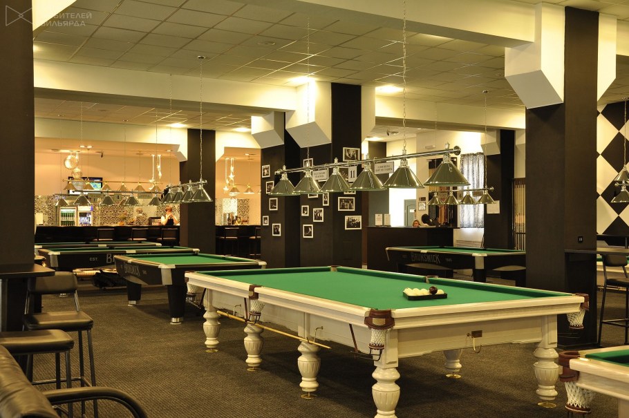 Бильярдный зал интерьер klub