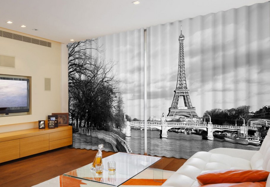 Изображение Париж шторы
