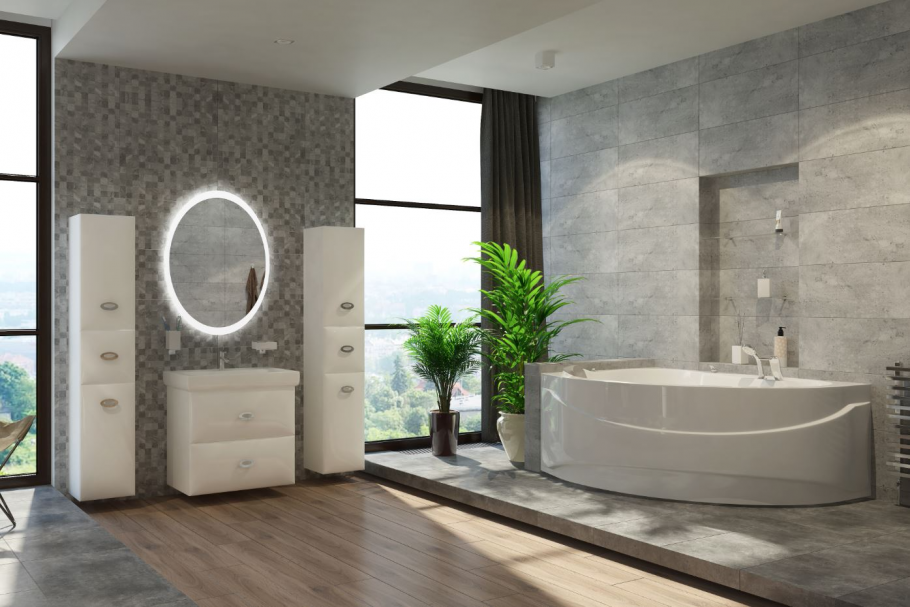 Акриловая ванна Cersanit Joanna 140