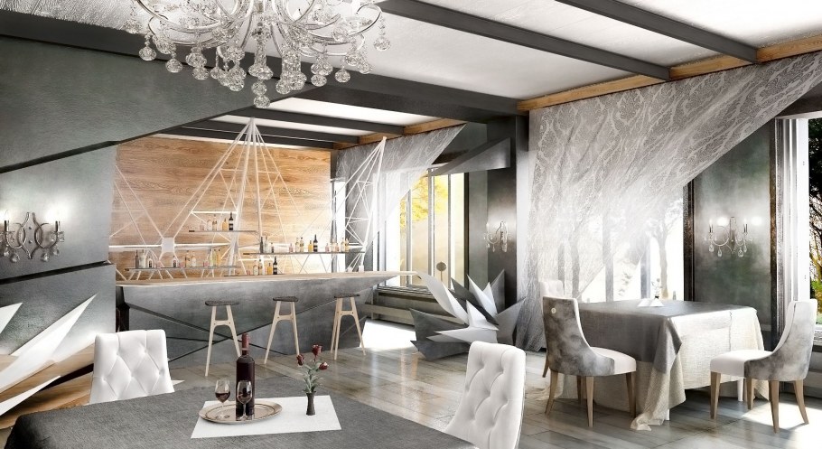 Спальня в стиле будущего