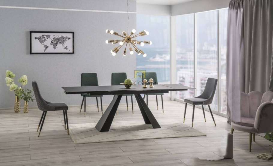 Стул Signal Piano Velvet зеленый, черный