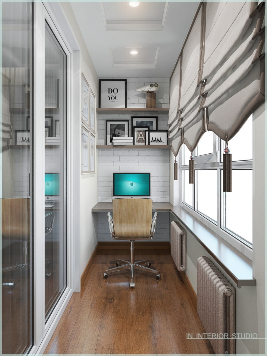 Лоджия Объединенная с гостиной