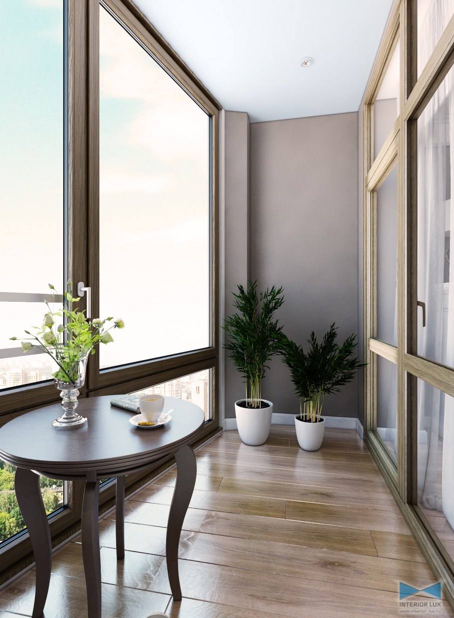 Кабинет на балконе Неоклассика