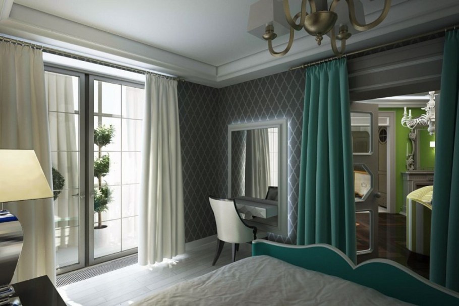 Лоджия в неоклассическом стиле