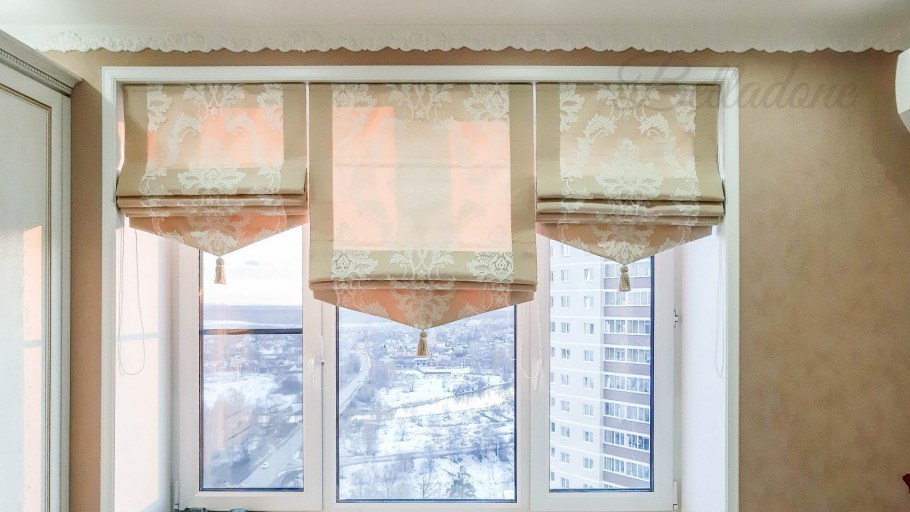 Римская штора в интерьере