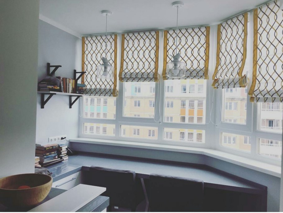 Римская штора бежевая