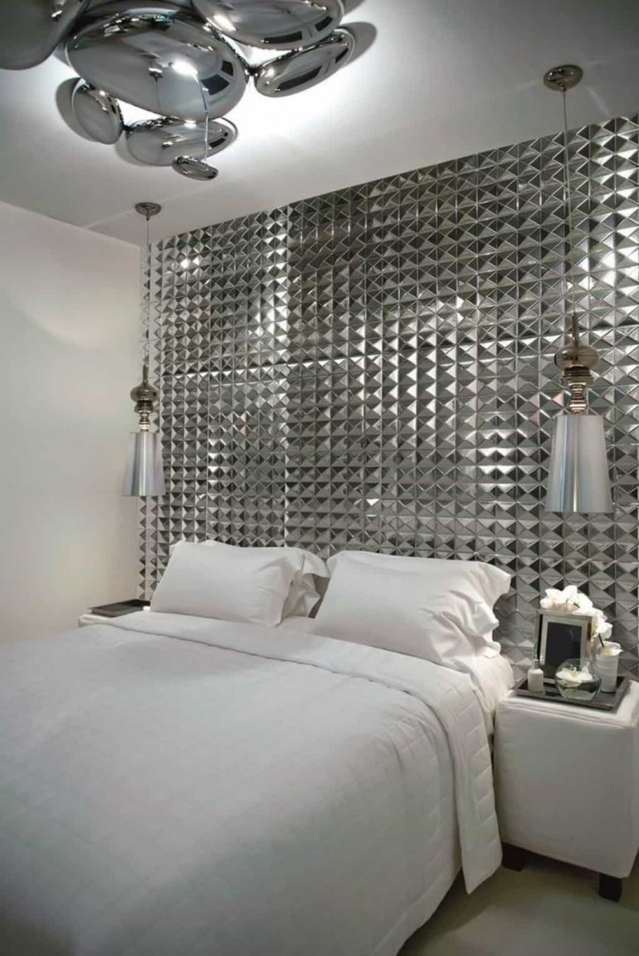 Зеркальная мозаика в интерьере