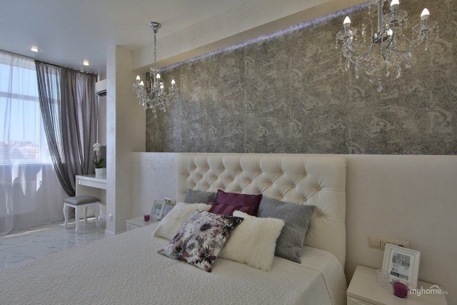 Интерьер в серебристых тонах