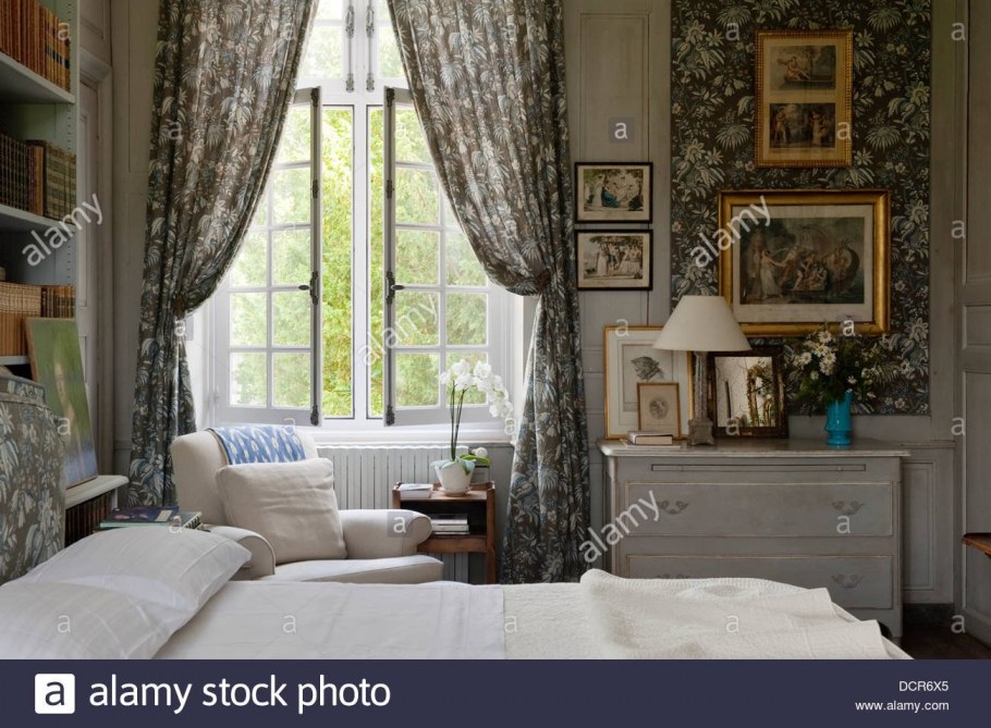 Интерьер французской спальни стиль Шато