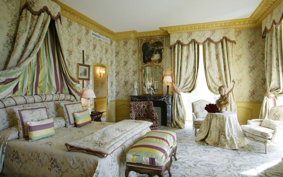 Интерьер французской спальни стиль Шато