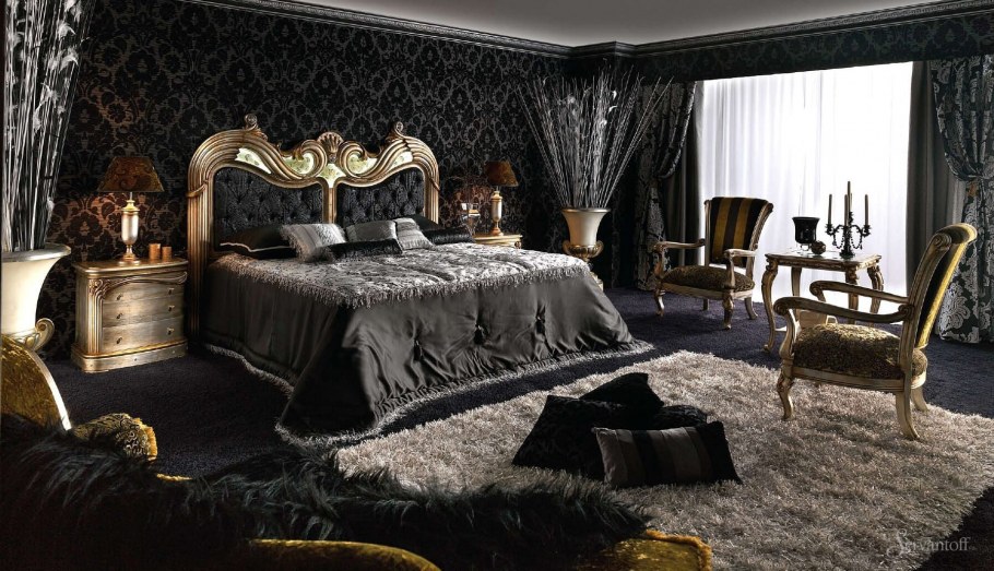 Барокко Готика спальня
