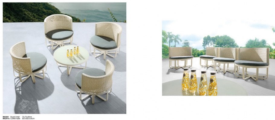 Кресло w120-06b, белое