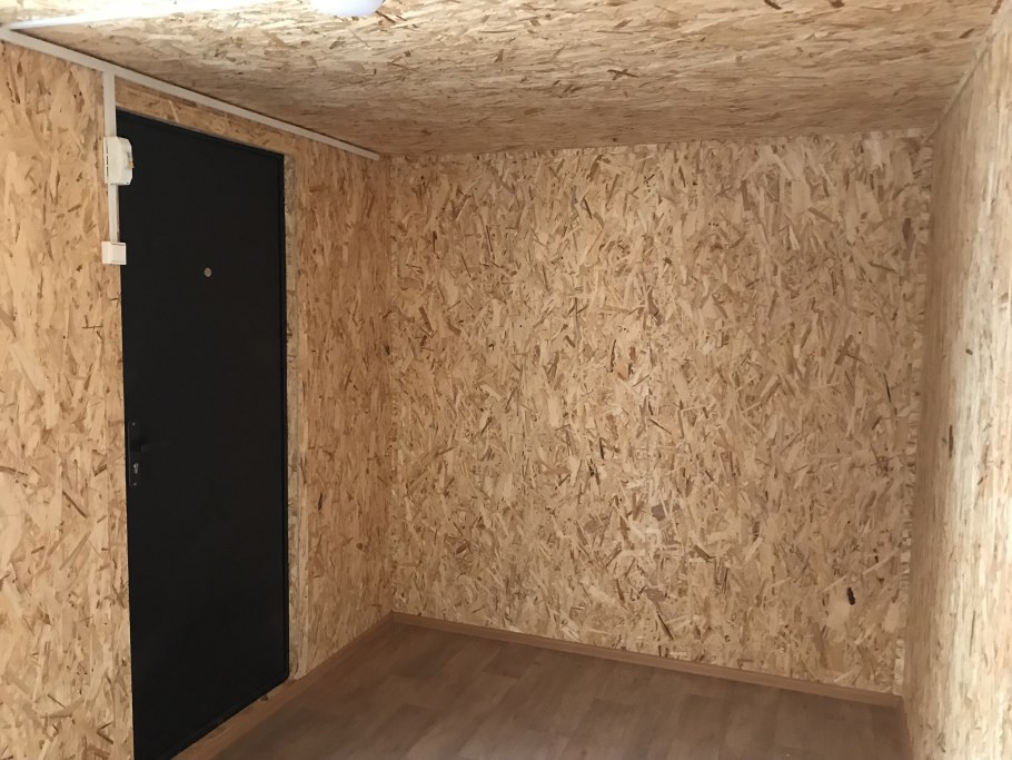 Бытовка из ОСБ плиты