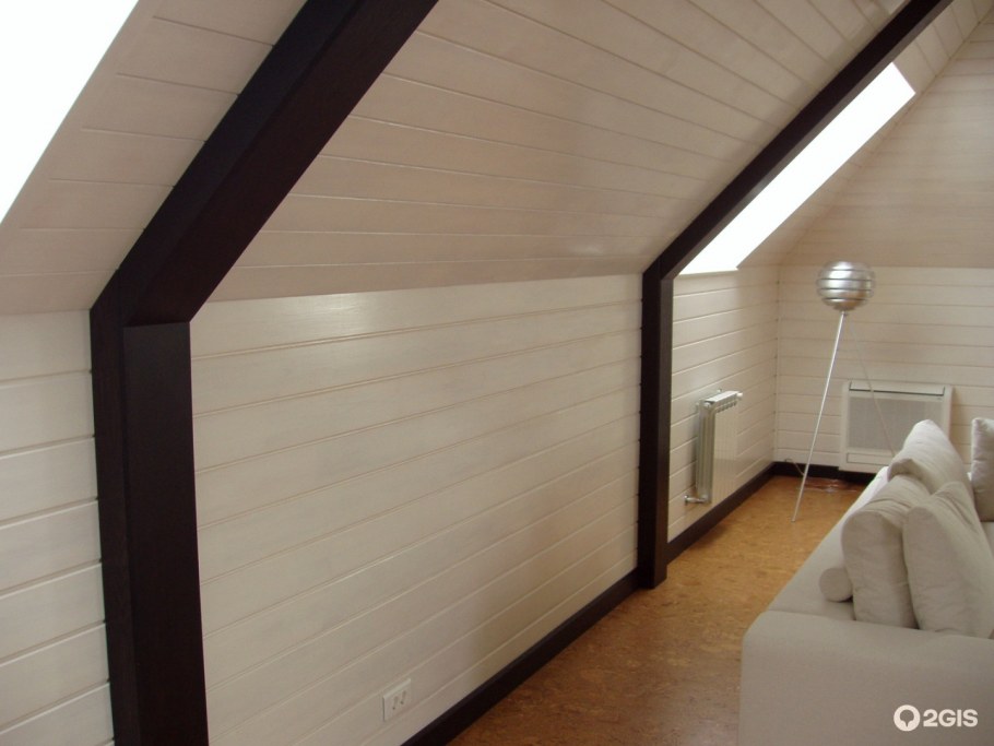 Планкен лиственница мансарда