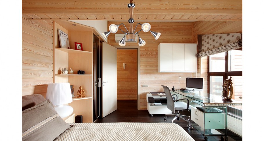 Отделка комнаты вагонкой