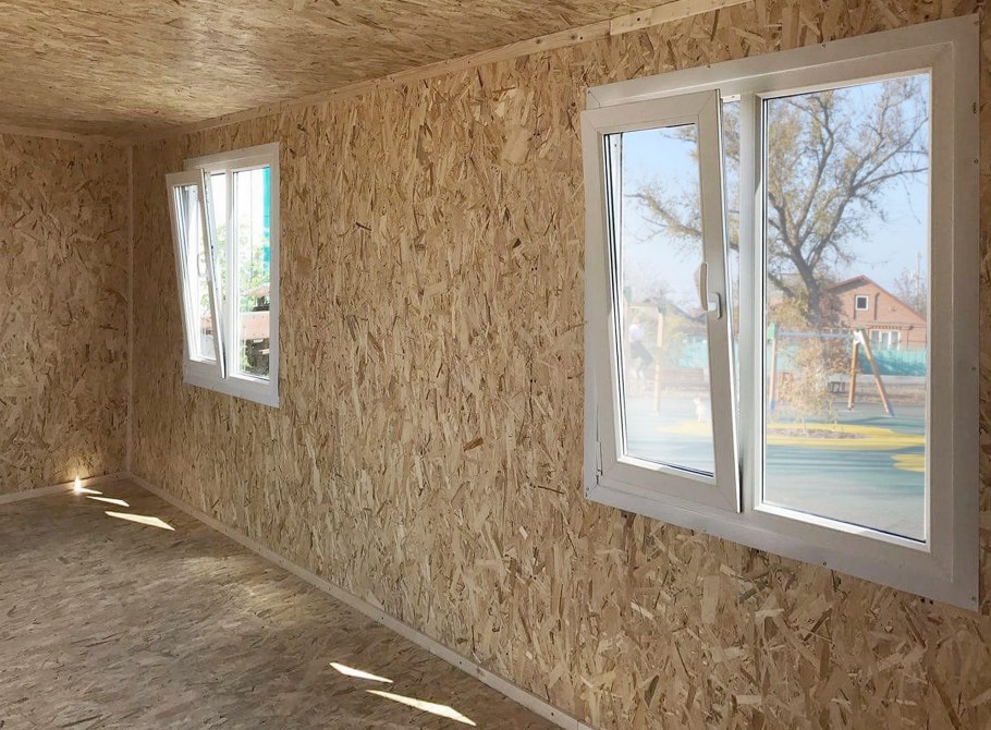 Отделка стен в каркасном доме