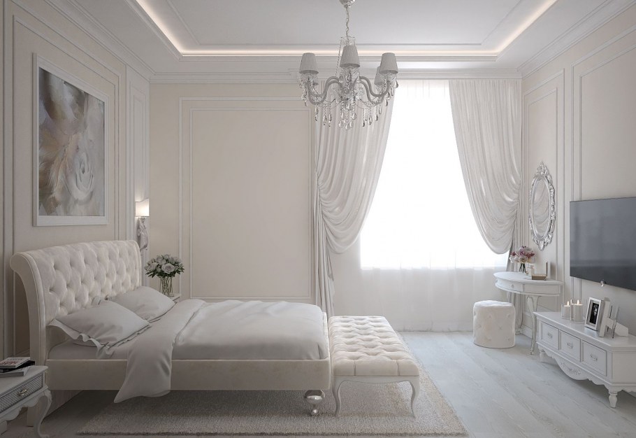 Комната девушки Неоклассика