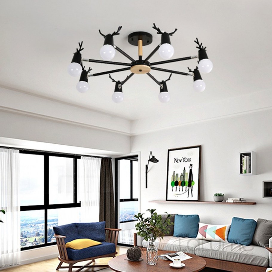 Люстра в скандинавском стиле