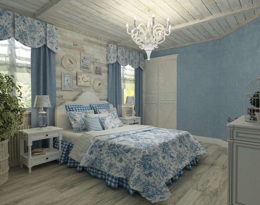 Фисташковая спальня Прованс