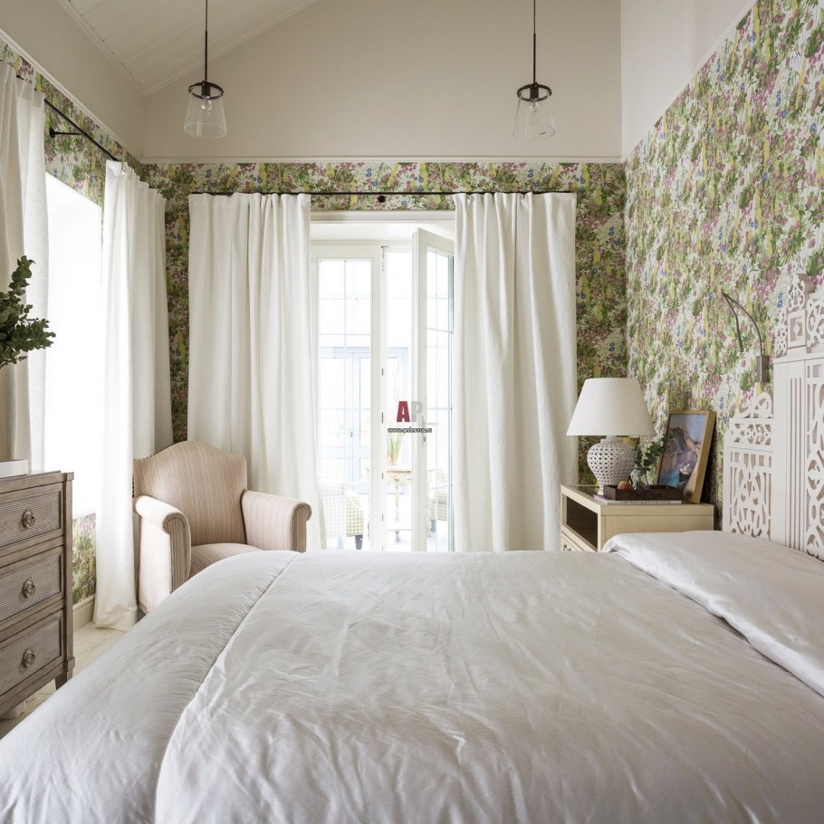 Стиль Прованс в спальне 12м2